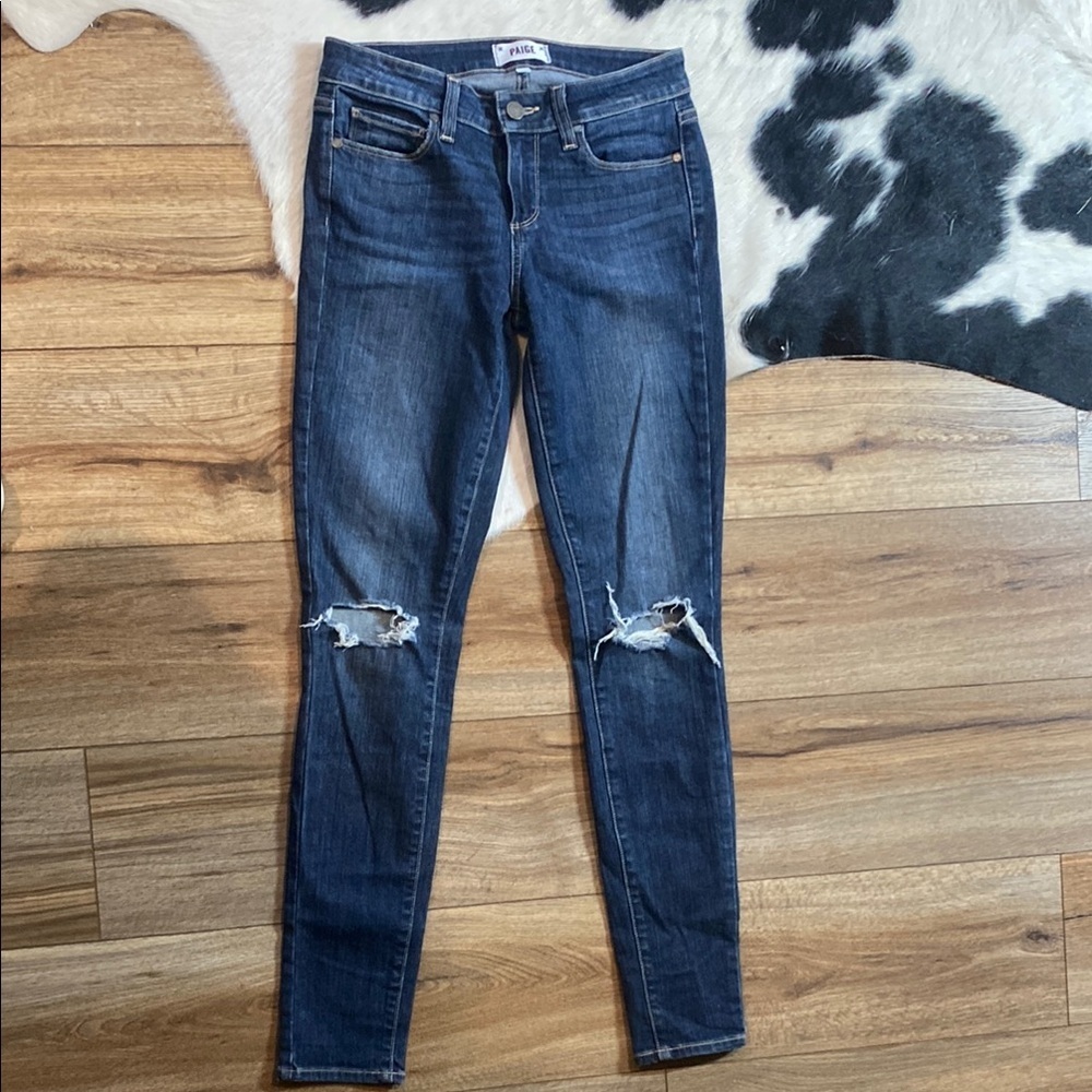 Paige Verdugo Ultra Skinny ripped distressed jeans - Picture 2 of 10